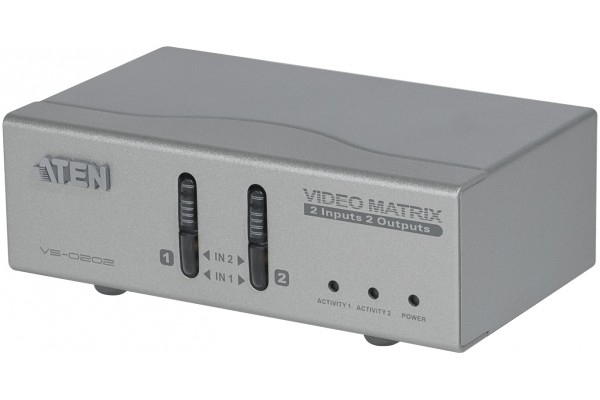 Aten VS0202 matrice vga+ audio 2 ENTREES/2SORTIES