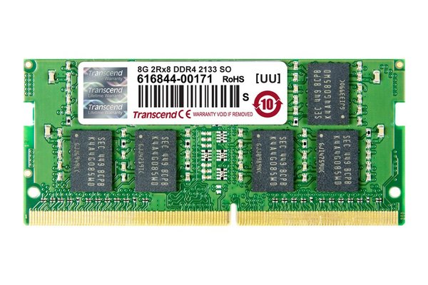 Memoire TRANSCEND JetRam SODIMM DDR4 PC4-17000/2133MHz 8Go