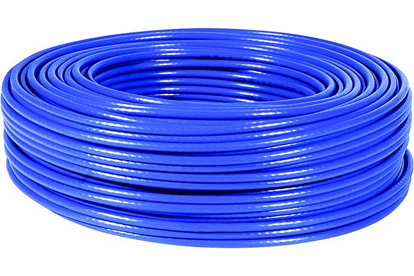 Câble multibrin F/UTP CAT6 bleu - 100 m