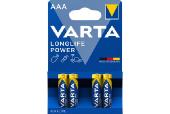 VARTA Piles alcalines 04903121414 LR03 / AAA blister de 4