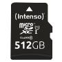 INTENSO Carte MicroSDXC UHS-I Premium Class 10 - 512 Go