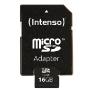 INTENSO Carte MicroSDHC Class 4 - 16 Go