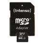 INTENSO Carte MicroSDXC UHS-I Professional Class 10 - 64 Go