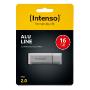 INTENSO Clé USB 2.0 Alu Line - 16 Go Gris