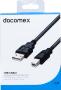 DACOMEX Cordon USB 2.0 Type-A - Type-B - 1,8 m