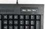 DACOMEX Clavier K460-U avec hub USB noir